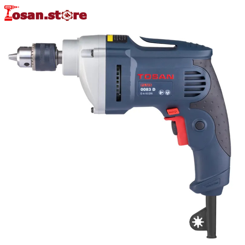 دریل 10 میلی‌متر 400 وات آچاری سری پلاس توسن مدل 0083D