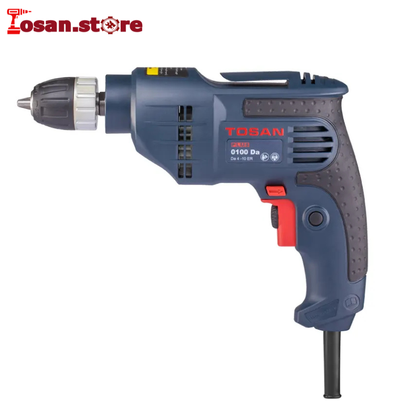 دریل 10 میلی‌متر 400 وات اتوماتیک سری پلاس توسن مدل 0100DA