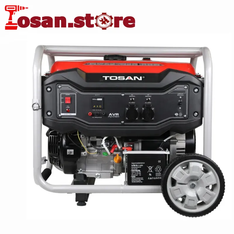 موتور برق بنزینی 6500 وات الکتریکی توسن مدل 1165GW