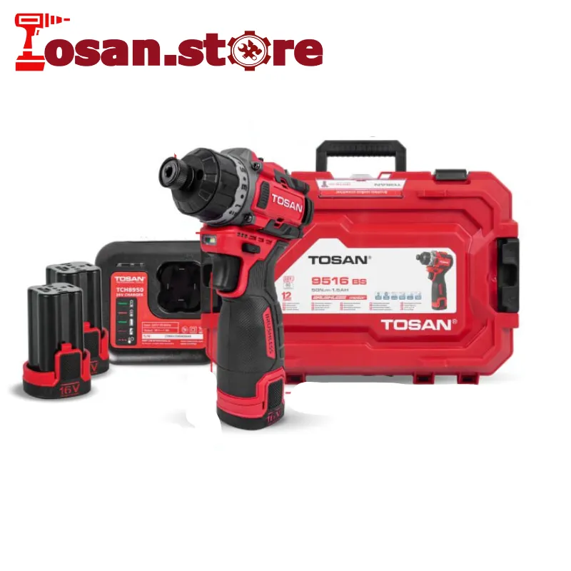 پیچ گوشتی شارژی براشلس 16 ولت توسن مدل 9516BS