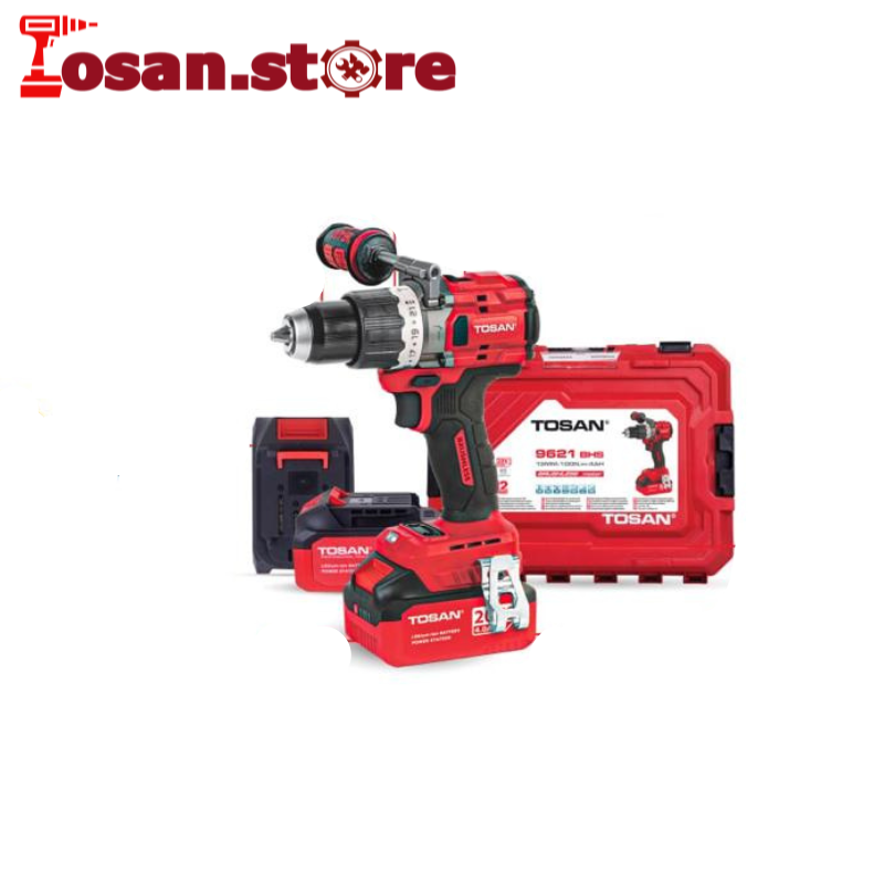 دریل پیچ گوشتی شارژی چکشی براشلس 20 ولت مدل 9621BHS