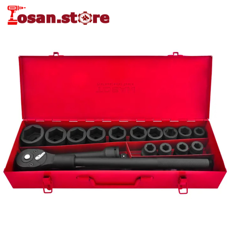جعبه بکس 19 پارچه فشار قوی درایو 3/4 اینچ ساخت چین